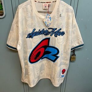 Marvel NBA Cream Graphic Tee